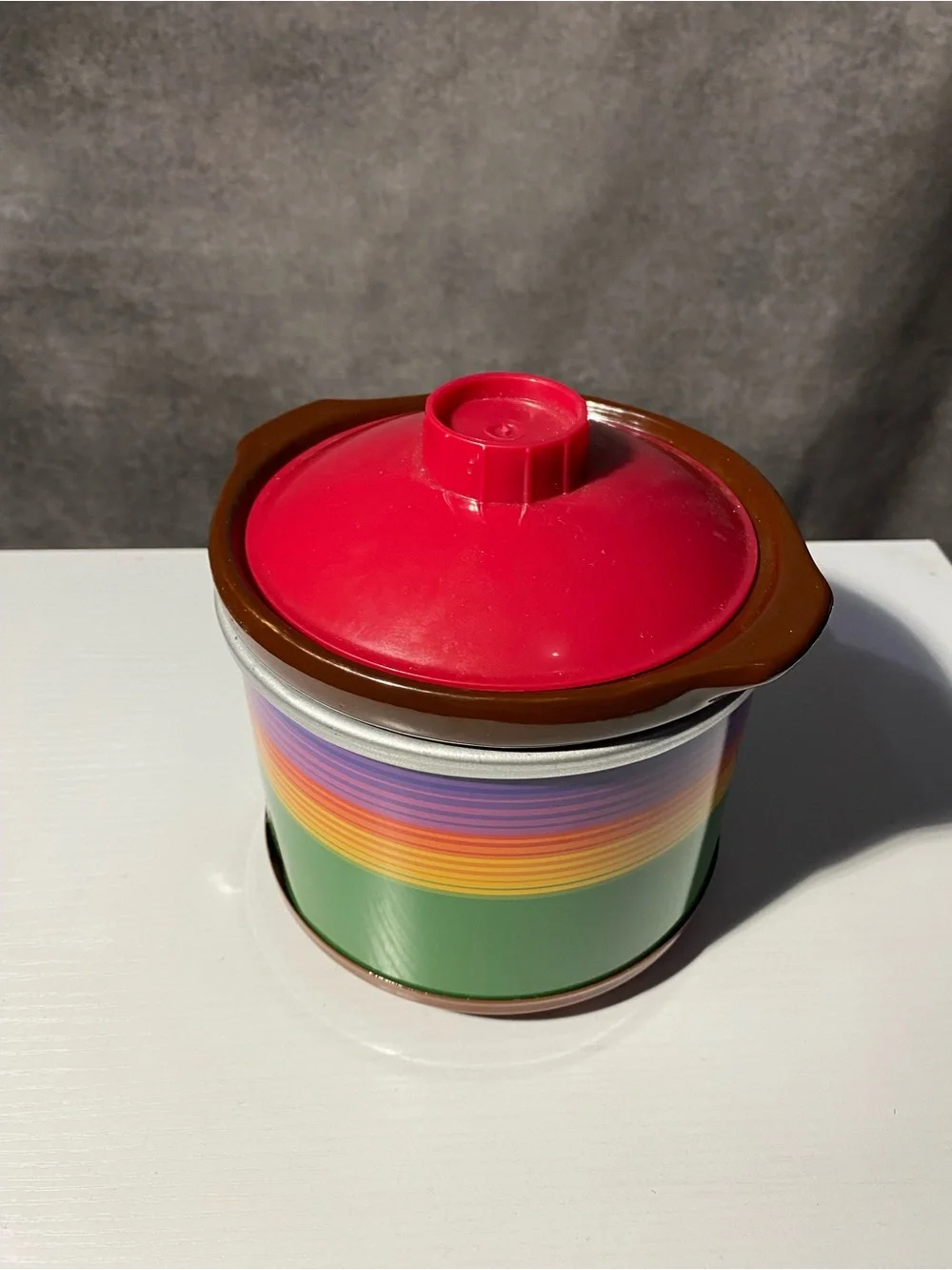 Nostalgia Taco Tuesday Mini Fiesta Dipper Slow Cooker TTFD220RG Single Pot